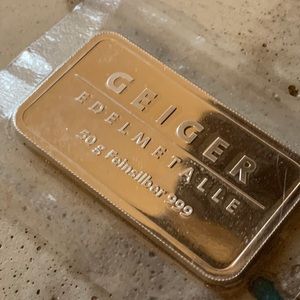 50 Grams - Nearly 2 OZ of Fine 999 + Silver Bar
